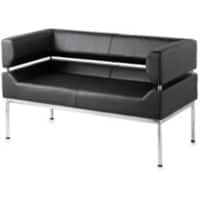Dams International Sofa Fixed Armrest Black Benotto