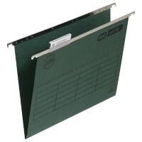 ELBA Vertical Suspension File Foolscap V Base 240 gsm Green Pack of 50