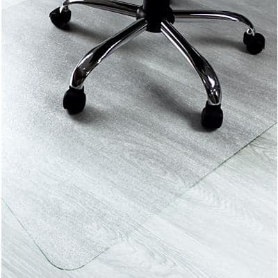 Viking Rectangular Chair Mat Hard Floor Polymer 1.5 mm 120 x 90cm Transparent