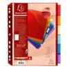 Exacompta Tabbed Pockets A4+ 200 Micron Assorted Pack of 6