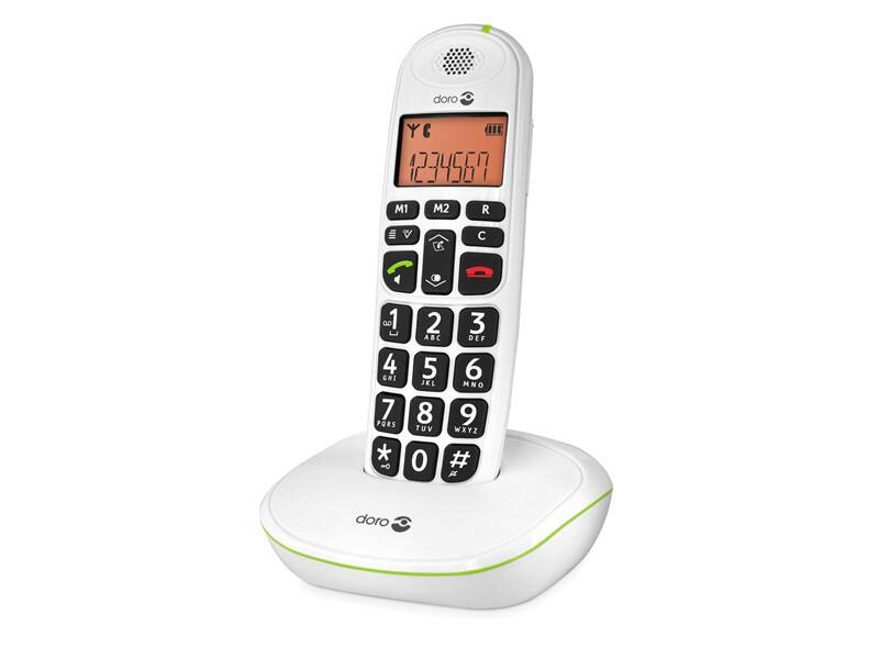 Doro Phone Easy 100w Cordless Telephone White