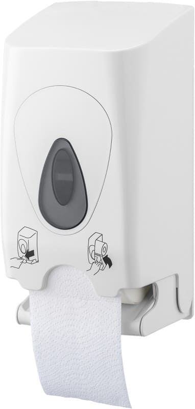 Toilet Roll Dispenser 5591 ABS Plastic White Lockable