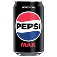 Pepsi Max Sugar Free Soft Drink 330 ml Pack of 24