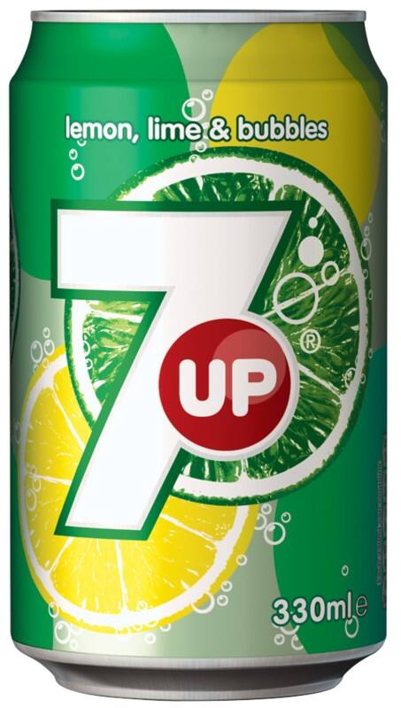 7UP Soft Drink Can Lemon & Lime 330ml Pack of 24