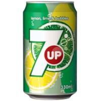 7UP Soft Drink Can Lemon & Lime 330ml Pack of 24