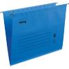 Viking Vertical Suspension File Foolscap V Base 220 gsm Blue Pack of 25