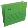 Viking Vertical Suspension File Foolscap V Base 220 gsm Green Pack of 25