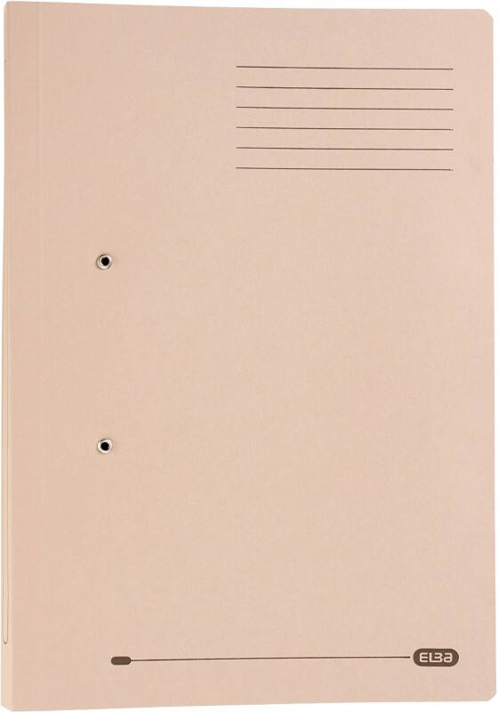 ELBA Spiral File Foolscap Buff Manila 320 gsm Pack of 25