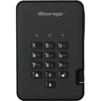 iStorage 2 TB Portable Encrypted Hard Drive diskAshur 2 USB 3.1 Black