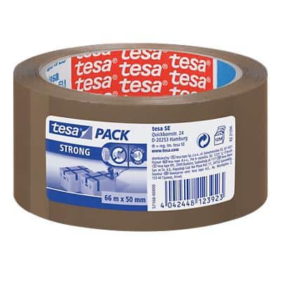 tesapack 57168-00000 Strong Packaging Tape 50mm x 66m Brown