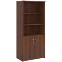 Dams International Combination Unit MFC (Melamine Faced Chipboard) 4 Shelves 800 x 470 x 1,790 mm Walnut Brown