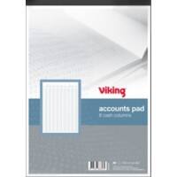 Office Depot Account Pads 8 Cash Columns A4 80 Pages