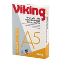 Viking Business A5 Printer Paper White 80 gsm Smooth 500 Sheets
