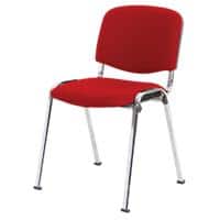 Niceday Stacking Chair 5815584 Red Pack of 4