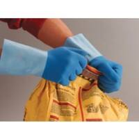 Polyco Gloves Gauntlet Latex Size 10 Blue