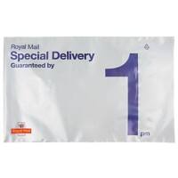 Royal Mail C4 Special Delivery Envelopes Plain Silver Pack of 5