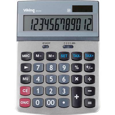 Office Depot Desktop Calculator AT-814 12 Digit Display Silver | Viking  Direct UK