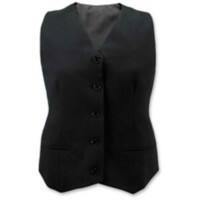 Womens Waistcoat Size: 18 Black