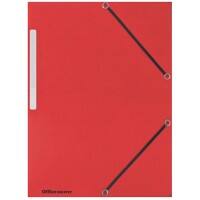 Viking 3 Flap Folder 5852034 A4 Cardboard Closing Tab 24 (W) x 2.5 (D) x 32 (H) cm Red Pack of 10