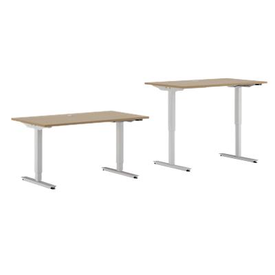 EFG Sit Stand Desk BRO14MEZ4 Oak 1,400 mm  x  800 mm