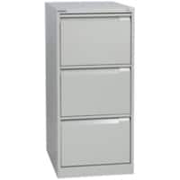 Bisley Filing Cabinet with 3 Lockable Drawers 1633 470 x 620 x 1010mm Goose Grey