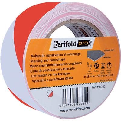 Tarifold Floor Marking Tape Vinyl 5 cm Red & White