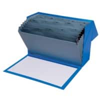 Office Depot Expanding File Foolscap Blue Cardboard