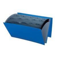 Office Depot Expanding File A-Z Foolscap Blue Cardboard
