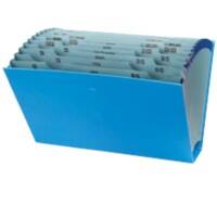Office Depot Expanding File Multipurpose Foolscap Blue Cardboard