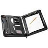 Falcon Leather Conference Folder 10.1 inch Tablet with Ring Binder 30 x 36 x 7 cm Black