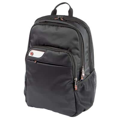 i-Stay 15.6 - 16 Inch Laptop Rucksack with Non-Slip Bag Straps Black