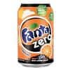 Fanta Zero Soft Drink Can Orange 330ml Pack of 24