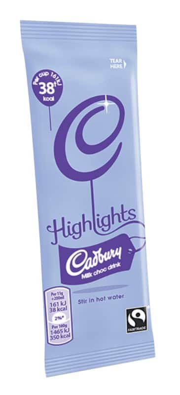 Cadbury Highlights Hot Chocolate 11g Pack of 30