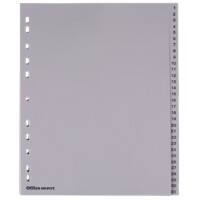 Office Depot Indices A4 White 31 Part Perforated PP 1 to 31