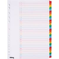 Viking 1 to 31 Dividers A4 Assorted 31 Part Cardboard 11 Holes 31 Sheets