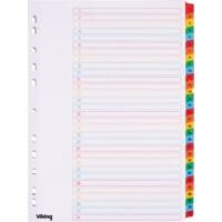 Viking 1 to 31 Dividers A4 White Assorted 31 Part Cardboard 11 Holes 31 Sheets