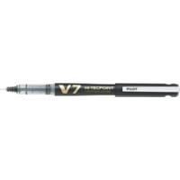 Pilot Hi-Tecpoint V7 Cartridge System Rollerball Pen Medium 0.4 mm Black Pack of 10