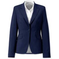 Womens short line jacket Size: 8 Navy