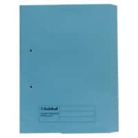 Guildhall Flat Bar File 348-BLUZ Foolscap Blue Manilla 24.5 x 35.5 cm Pack of 50