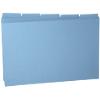 Guildhall Tabbed Folders Foolscap Blue Manila 34.5 x 24 cm Pack of 100