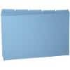 Guildhall Tabbed Folders Foolscap Blue Manila 34.5 x 24 cm Pack of 100