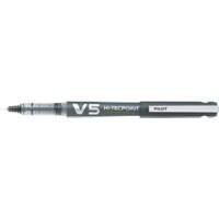 Pilot Hi-Tecpoint V5 Cartridge System Rollerball Pen Fine 0.3 mm Black Pack of 10