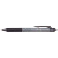 Pilot FriXion Ball Clicker Gel Rollerball Pen Erasable Fine 0.25 mm Black Pack of 12