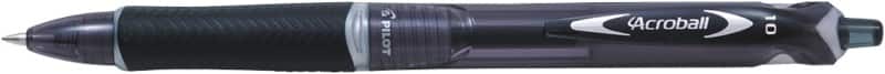Pilot Acroball Medium Acroball Ballpoint Pen Black Medium 0.4 mm Refillable Pack of 10