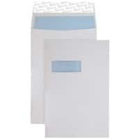 Premium Business Envelopes with Window C4 229 (W) x 324 (H) mm Adhesive Strip White 140 gsm Pack of 100