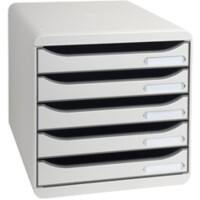 Exacompta Drawer 309740D PS Light Grey 27.8 x 34.7 x 27.1 cm