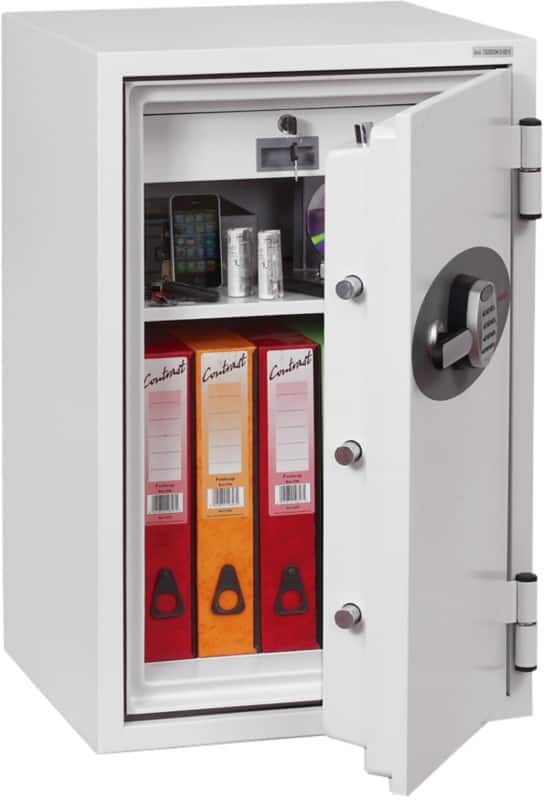 Phoenix Fire Fighter Fireproof Safe Electronic lock 84 L FS0442E White
