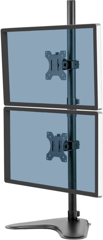 Fellowes Professional Series Dual Stacking Monitor Arm Height Adjustable Up to 32 inch Black
