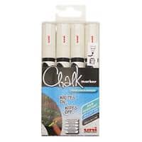 uni-ball Chalk Marker White Pack of 4