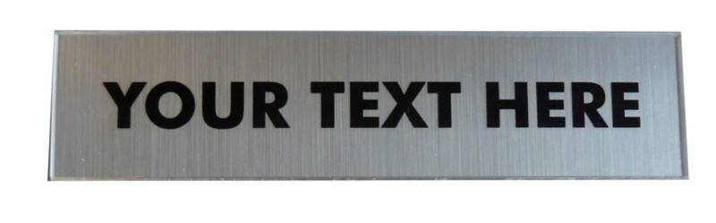 Sign Bespoke Wall Mounted Acrylic 19 x 4.5 cm